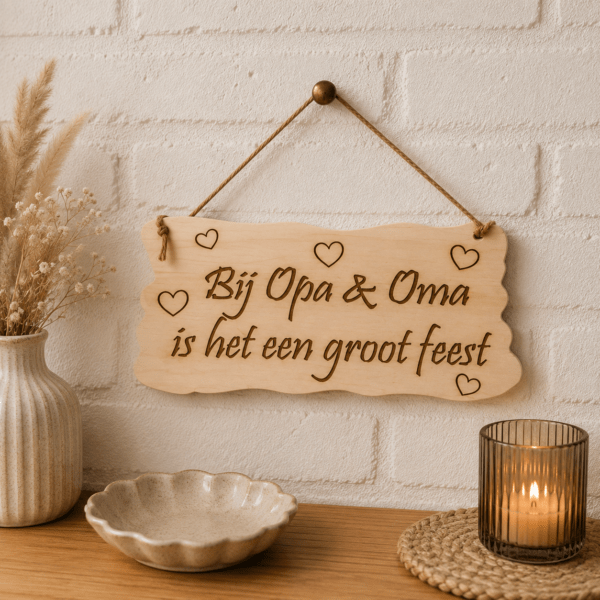 bij opa en oma is het feest